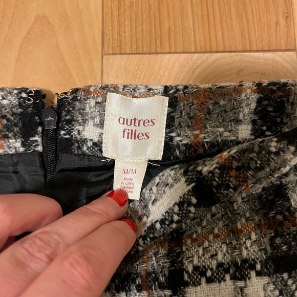 Autres filles plaid skirt - Picture 2 of 4